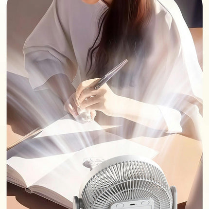 USB Small Desk Fan, Portable Fans with 5 Speeds Strong Airflow, Personal Table Fan for Home Office Bedroom