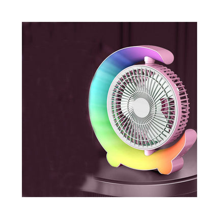 USB Charging Fan-Desktop Portable Shaking Head Clip Fan-Small 3-speed Table Fan