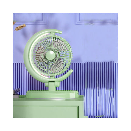 USB Charging Fan-Desktop Portable Shaking Head Clip Fan-Small 3-speed Table Fan