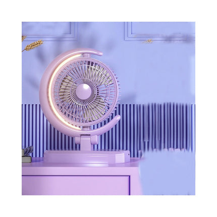 USB Charging Fan-Desktop Portable Shaking Head Clip Fan-Small 3-speed Table Fan