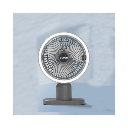 USB Charging Fan-Desktop Portable Shaking Head Clip Fan-Small 3-speed Table Fan