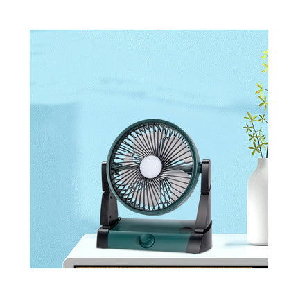 USB Charging Desk Fan-Home Office Circulation Fan-4 Speed Digital Display Fan