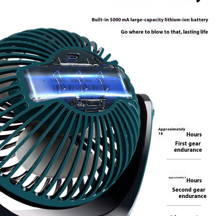 USB Desk Fan, 3 Speeds with Strong Airflow Quiet Small Portable Table Fan ,For Bedroom Home Office