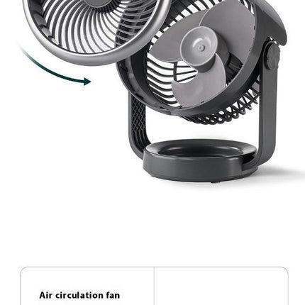 Desk Air Circulation Fan 7 inch 90 degreesvertical tilt, Personal Quiet Cooling Fan for Home Office Bedroom