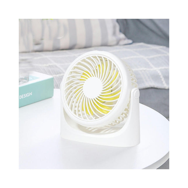 Air Circulator Desk Fan Rechargeable Fan with 8000 mAh Battery-3 Speed for Bedroom/Office