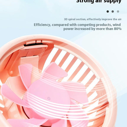 Air Circulator Desk Fan Rechargeable Fan with 8000 mAh Battery-3 Speed for Bedroom/Office