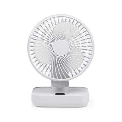 USB Rechargeable Desk Fan - Portable Digital Display Mini Fan - Suitable for Home Office Camping