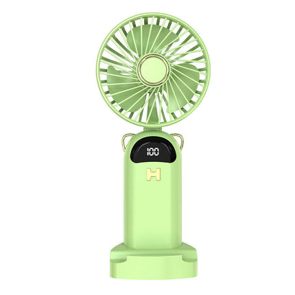 Handheld Mini Fan USB Battery Charging Foldable Portable Fan With Base