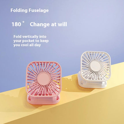 Portable Mini Personal Neck Fan Foldable Mini Silent USB Rechargeable Fan