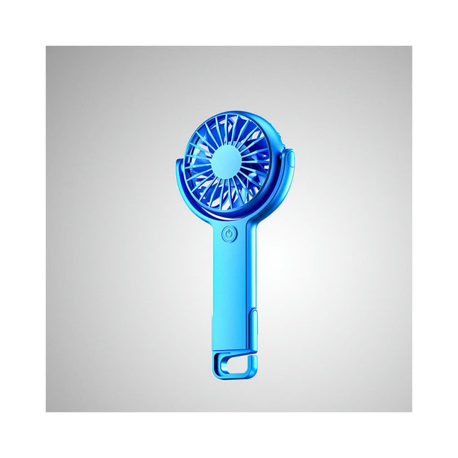 Small Handheld Fan with 5 Speeds, Small Hand Fan USB Rechargeable, Personal Fan Battery Operate