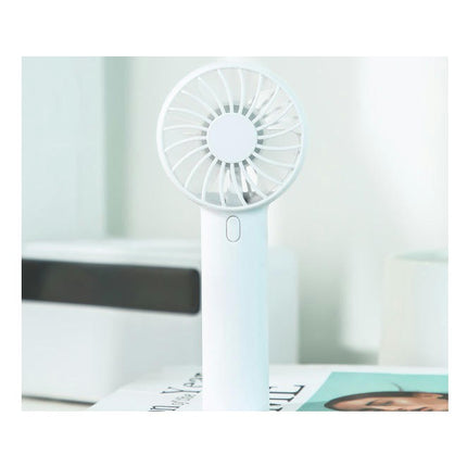 Mini Portable Fan, Powerful Handheld Fan, Cute Design 3 Speed Personal Small Desk Fan with Base