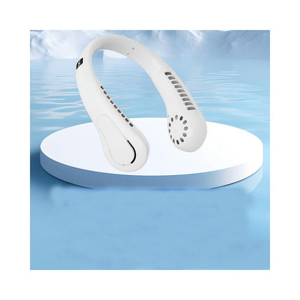 Portable Neck Fan-5-Speed 360 degrees Rotation, USB Rechargeable Bladeless for Outdoor Travel