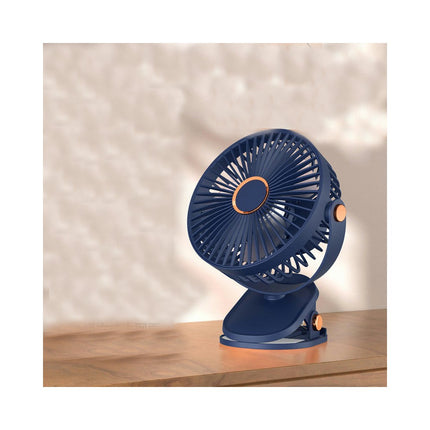 Clip Fan Rechargeable Battery Mini Fan with Clip on Fan Sturdy Clamp 3 Speeds Portable Tent Camping Fan