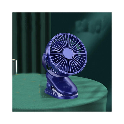 Clip Fan Rechargeable Battery Mini Fan with Clip on Fan Sturdy Clamp 3 Speeds Portable Tent Camping Fan