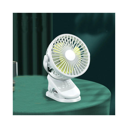 Clip Fan Rechargeable Battery Mini Fan with Clip on Fan Sturdy Clamp 3 Speeds Portable Tent Camping Fan