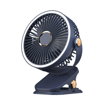 Portable Clip Fan ,3 Speeds USB Mini Table Fan ,360 degreesRotation Ultra Quiet Personal Desk Fan