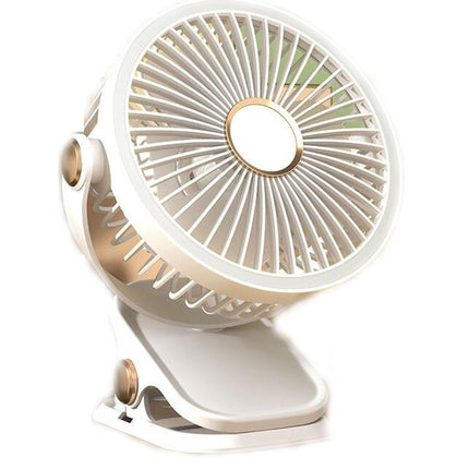 Portable Clip Fan ,3 Speeds USB Mini Table Fan ,360 degreesRotation Ultra Quiet Personal Desk Fan