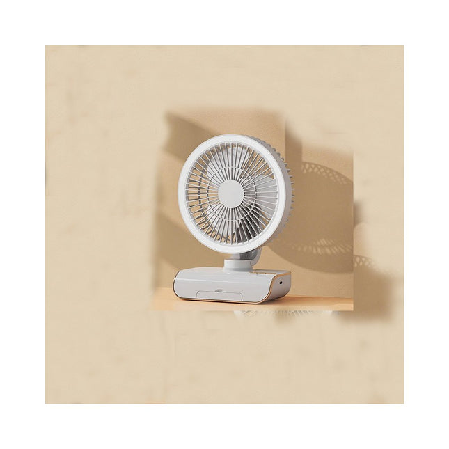 USB Desktop Fan - With Light and Remote Control Desk Fan Home Office Dormitory Fan