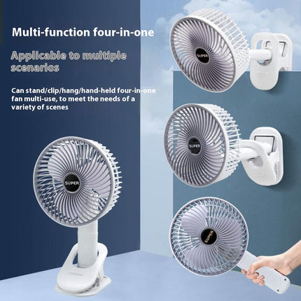 Clip Fan Handheld Desktop Mini Fan Outdoor Camping Office Portable Small Fan