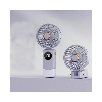 Mini Handheld Fan,5 Speed Adjustable Portable Battery Operated Fans,USB Rechargeable Fan