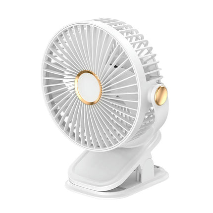 USB Clip Fan - Dormitory 3-speed Hanging Stand Fan Bedroom Circulation Shaking Head Fan