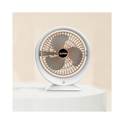 USB Desk Fan 3 Speeds Powerful Portable Fan, Quiet Cooling Mini Fan for Desktop Home Office Travel