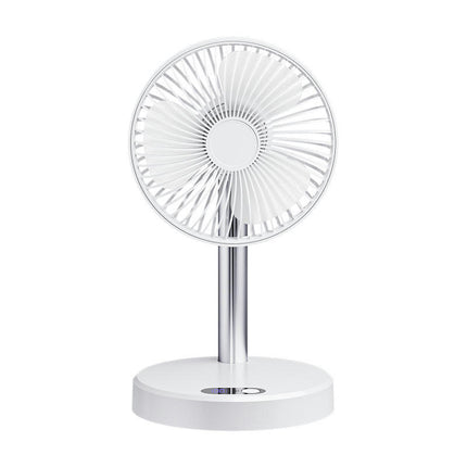 Smart Voice Fan-Home Office HD Digital Display Fan-Desktop Silent Rechargeable Desk Fan