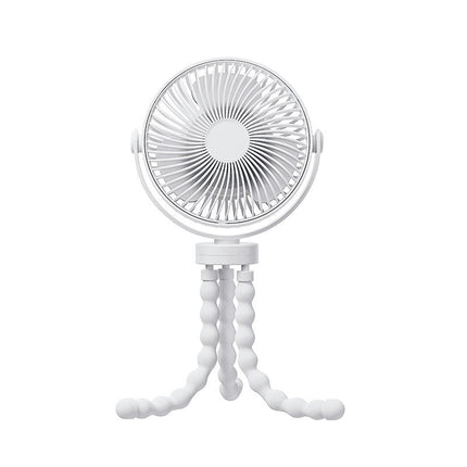 Mini Portable Fan,4 Speed USB Charging 360 degrees Flexible Tripod Cooling Fan, Suitable for Car Seat Crib