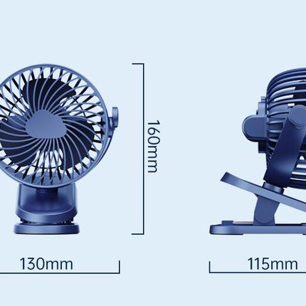 Clip Fan Mini Portable Dormitory Baby Car USB Dual -Electrical Long Battery Desktop Fan