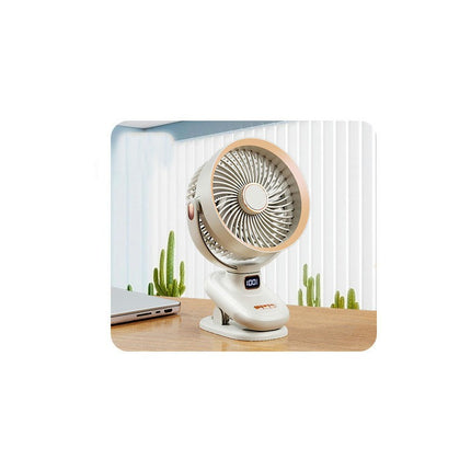 USB Clip on Fan, Portable Small Desk Fan 360 degrees Rotation 5 Speeds Wind Table Fan for Home Office