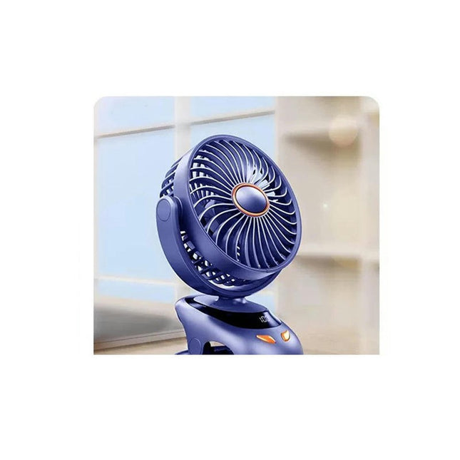 Desktop Small Fan USB Charging 5 Wind Speeds Outdoor Camping Student Office Fan