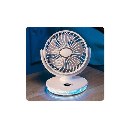 Desktop Small Fan USB Charging 5 Wind Speeds Outdoor Camping Student Office Fan