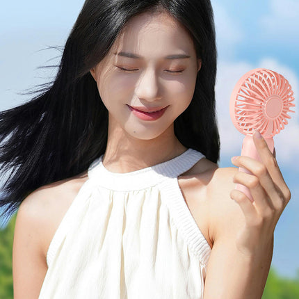 Portable Handheld Fan, Battery Operated Fan with Base,Digital Display 90 degrees Ajustable Mini Fan for Outdoor Indoor