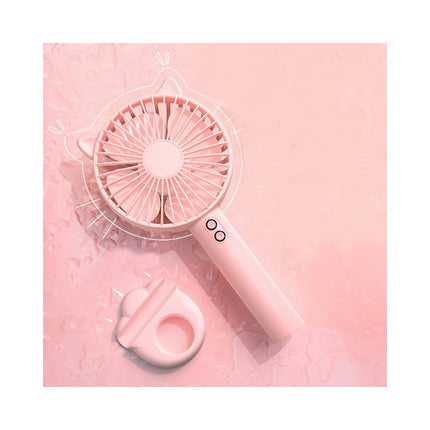 Portable Handheld Fan, Mini Fan with 5 Speed,Rechargeable Hand Small Fan for Travel Office Women Girls