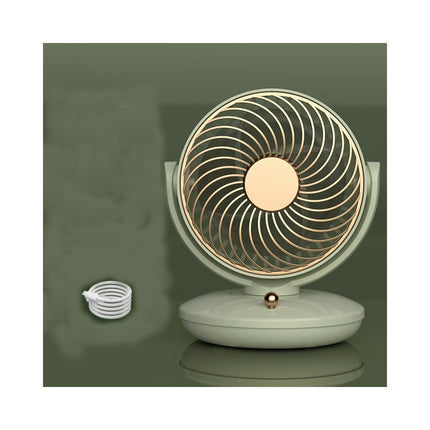 3 Speeds Powerful Portable Fan, Quiet Cooling Mini Fan, USB Rechargeable Small Table Fan