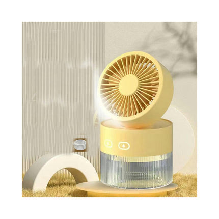 3 Speeds Powerful Portable Fan, Quiet Cooling Mini Fan, USB Rechargeable Small Table Fan