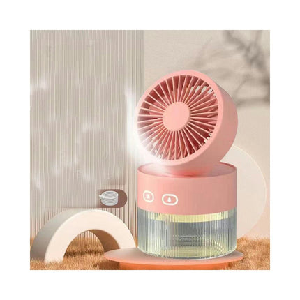 3 Speeds Powerful Portable Fan, Quiet Cooling Mini Fan, USB Rechargeable Small Table Fan