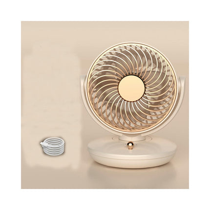 3 Speeds Powerful Portable Fan, Quiet Cooling Mini Fan, USB Rechargeable Small Table Fan