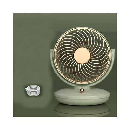 USB Desk Fan, 3 Speeds Powerful Portable Fan, Quiet Cooling Mini Fan, 120 degrees Rotate Small Table Fan