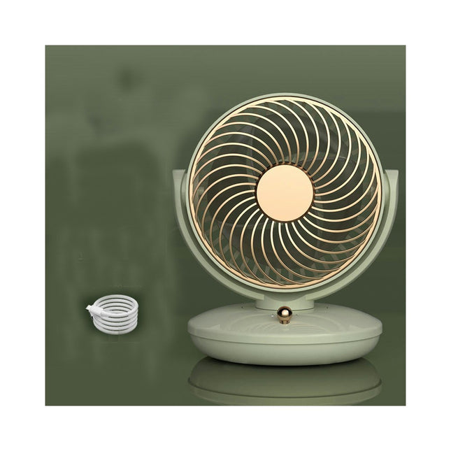 USB Desk Fan, 3 Speeds Powerful Portable Fan, 5.5 Inch Quiet Cooling Mini Fan, 90 degrees Rotate Small Table Fan