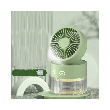 Misting Fans with Humidifier In One Cooling Fan with 350ml Water Tank, 3 Speed rechargeable Fan