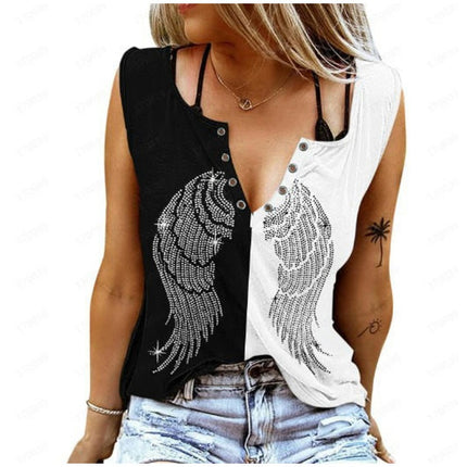 Tank Tops for Women Deep V Neck Sleeveless Casual Summer Tops