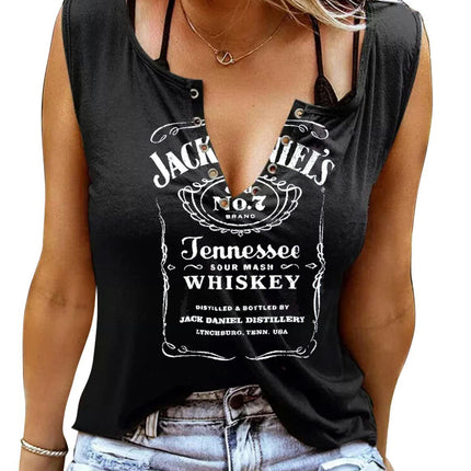 Tank Tops for Women Deep V Neck Sleeveless Casual Summer Tops 1