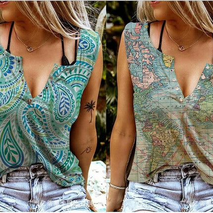 Tank Tops for Women Deep V Neck Sleeveless Casual Summer Tops