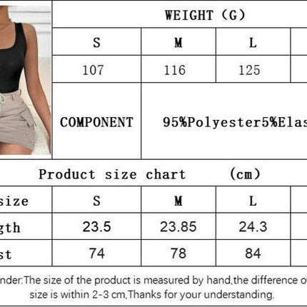 Women's Casual Sleeveless Square Neck Backless Tie Back Crop Tank Top