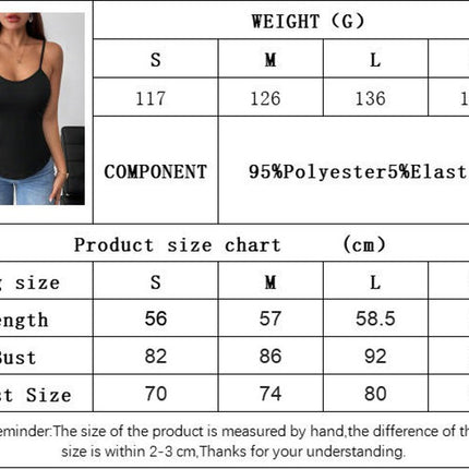 Women's Sexy Sleeveless Spaghetti Strap Backless Camisole Tank Tops