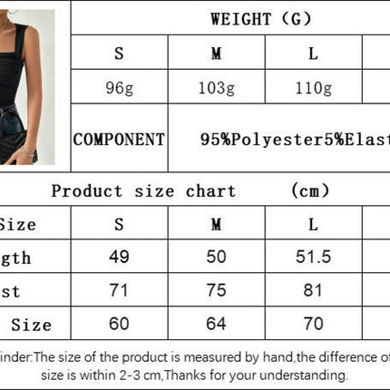 Women's Casual Square Neck Sleeveless Slim Fit Ruched Summer Tank Tops