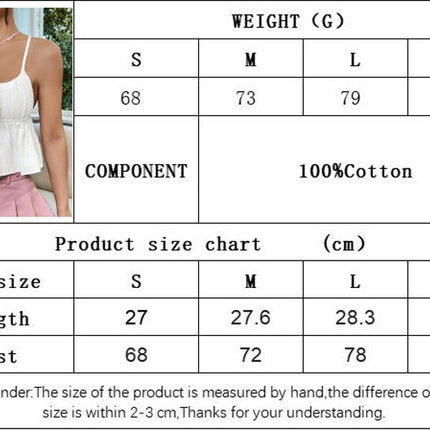 Women's Tie Front Backless Crop Top Spaghetti Strap Ruffle Hem Cami Tanks