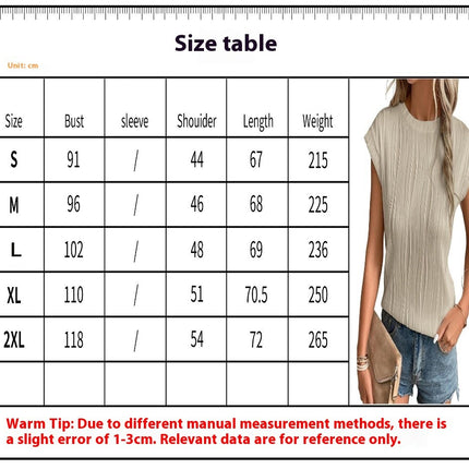 Womens Short Sleeve Textured Tops Crewneck Solid Loose Casual Basic T Shirts