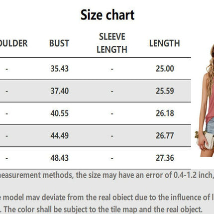 Women's Casual Tank Tops Summer Crewneck Sleeveless Tunic Loose Shirts